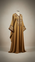 Classic vintage gold abaya