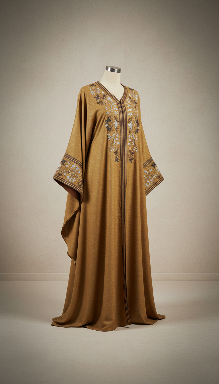 Classic vintage gold abaya